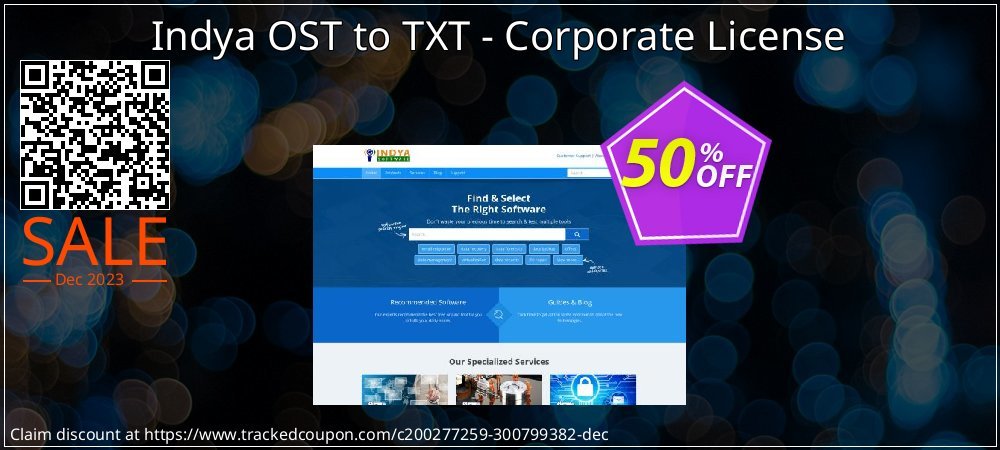 Indya OST to TXT - Corporate License coupon on Working Day super sale