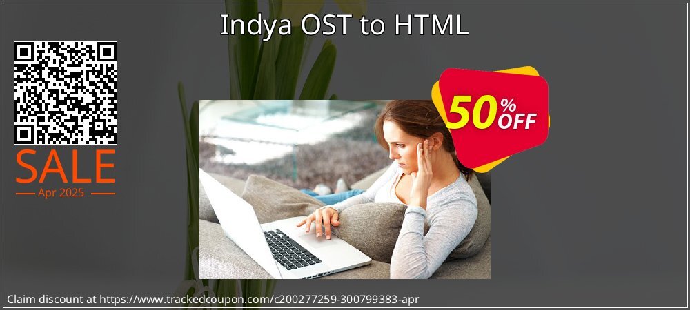 Indya OST to HTML coupon on Virtual Vacation Day offering sales