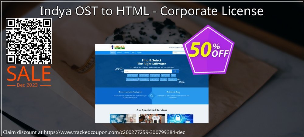 Indya OST to HTML - Corporate License coupon on Tell a Lie Day discounts
