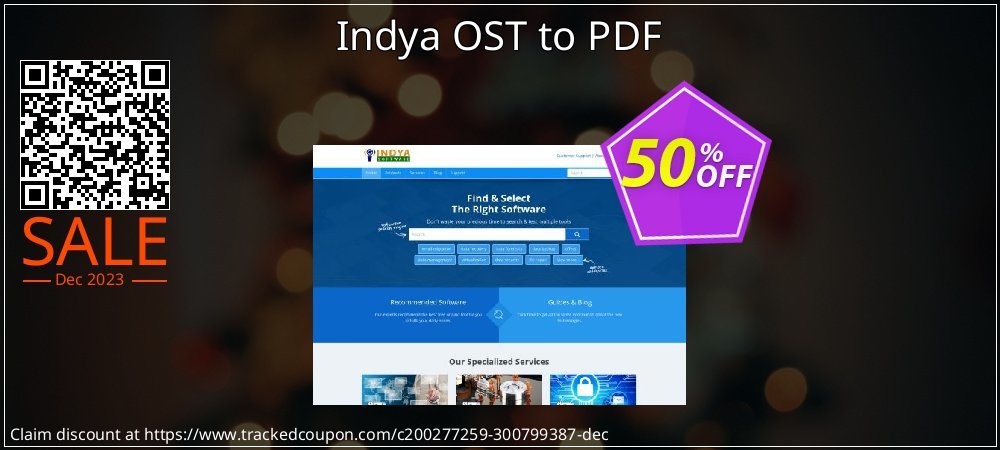 Indya OST to PDF coupon on April Fools' Day deals