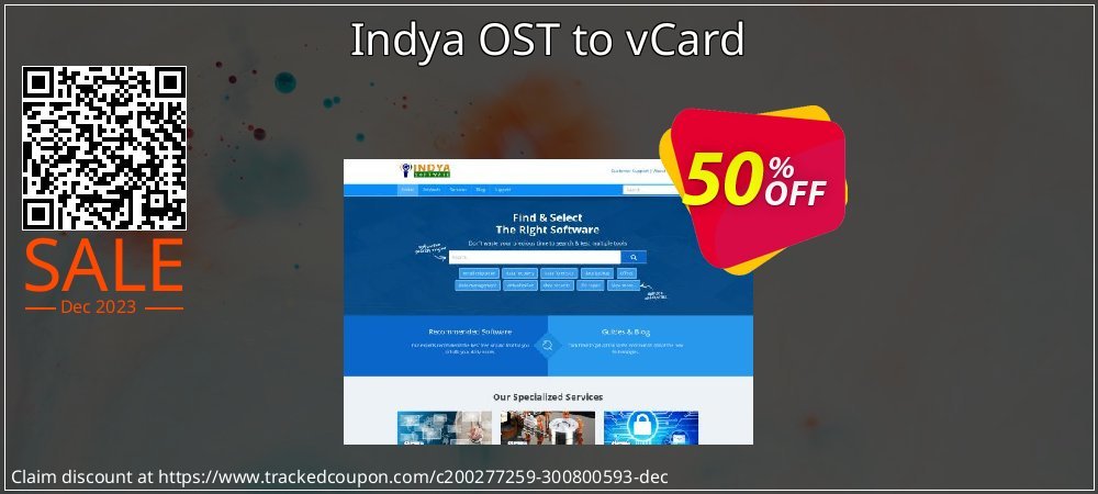 Indya OST to vCard coupon on Easter Day deals