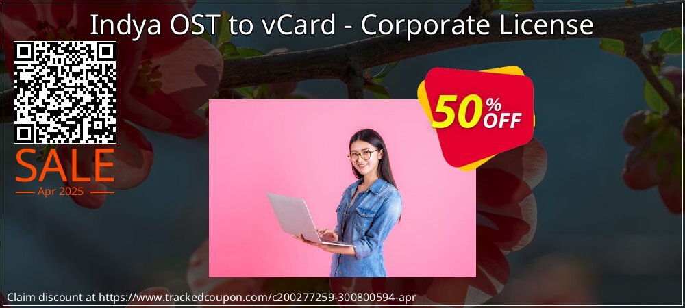 Indya OST to vCard - Corporate License coupon on Tell a Lie Day offer