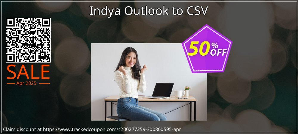 Indya Outlook to CSV coupon on National Walking Day discount