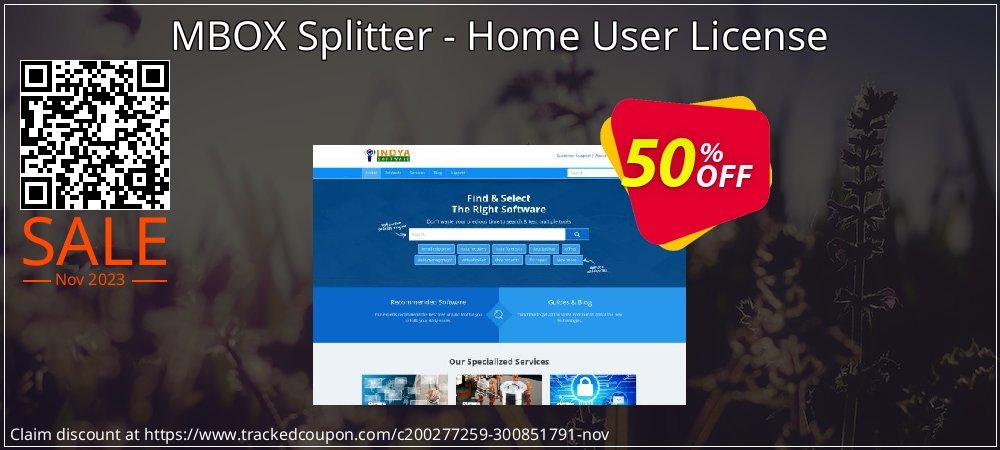 MBOX Splitter - Home User License coupon on Palm Sunday super sale
