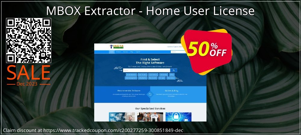 Claim 50% OFF MBOX Extractor - Home User License Coupon discount May, 2020