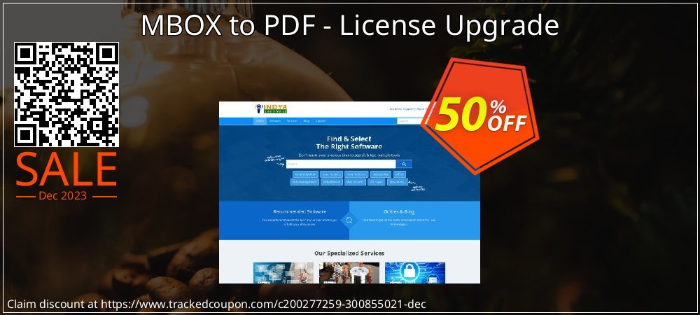 MBOX to PDF - License Upgrade coupon on Palm Sunday offering sales