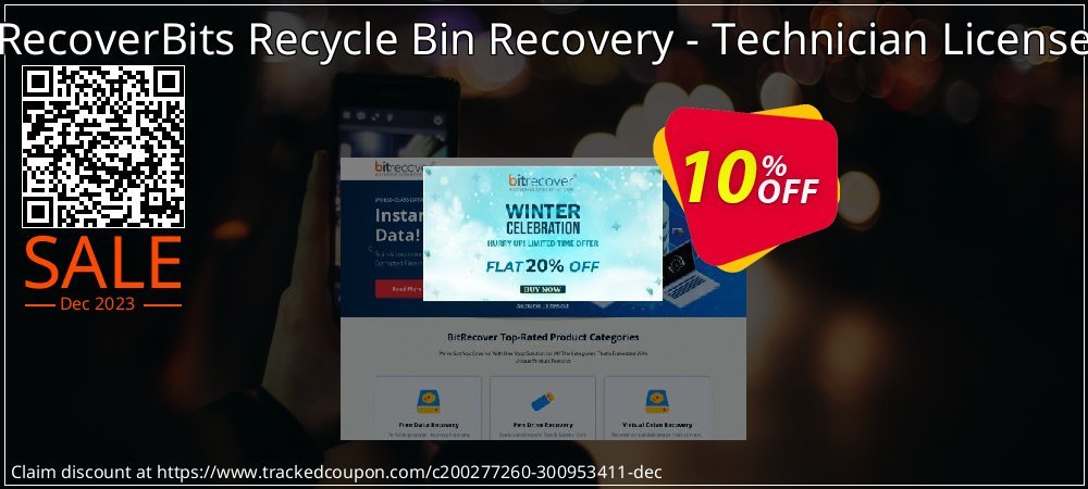 RecoverBits Recycle Bin Recovery - Technician License coupon on World Party Day sales