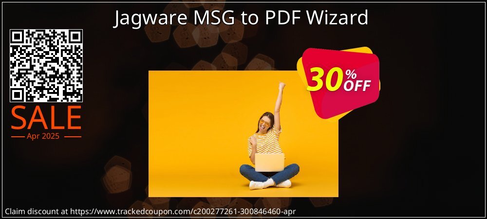 Jagware MSG to PDF Wizard coupon on National Walking Day super sale