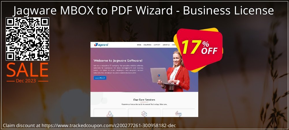 Jagware MBOX to PDF Wizard - Business License coupon on Working Day discount