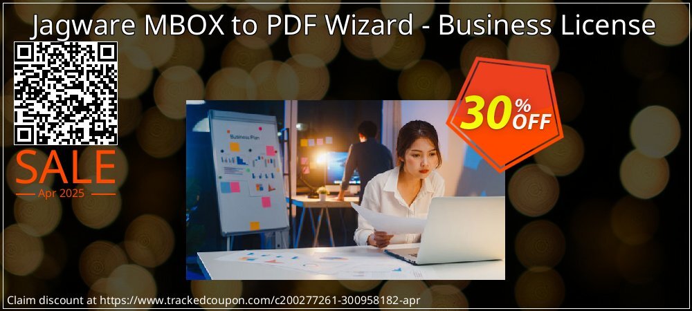 Jagware MBOX to PDF Wizard - Business License coupon on April Fools' Day offer