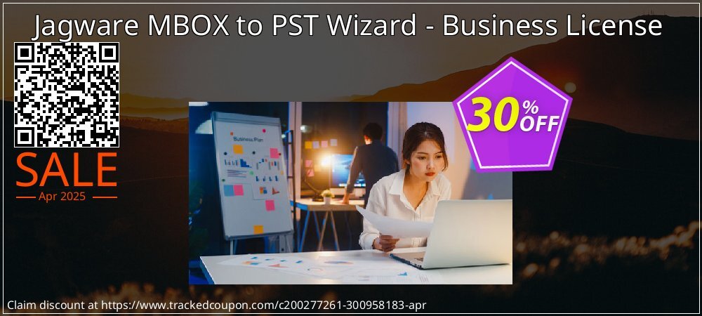 Jagware MBOX to PST Wizard - Business License coupon on Virtual Vacation Day offer