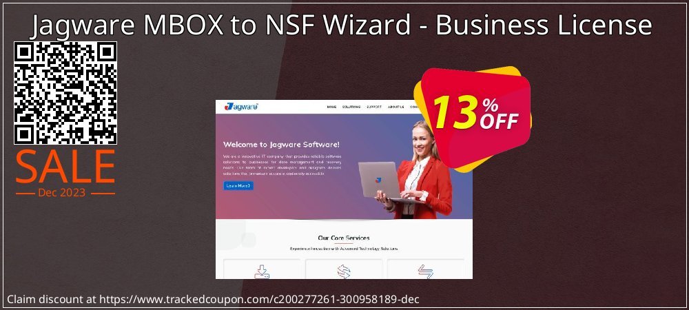 Jagware MBOX to NSF Wizard - Business License coupon on April Fools' Day promotions