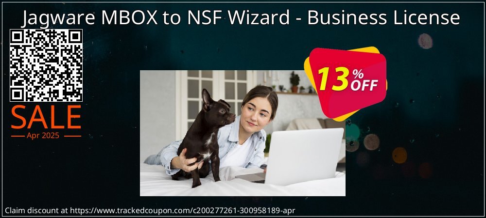 Jagware MBOX to NSF Wizard - Business License coupon on April Fools' Day promotions