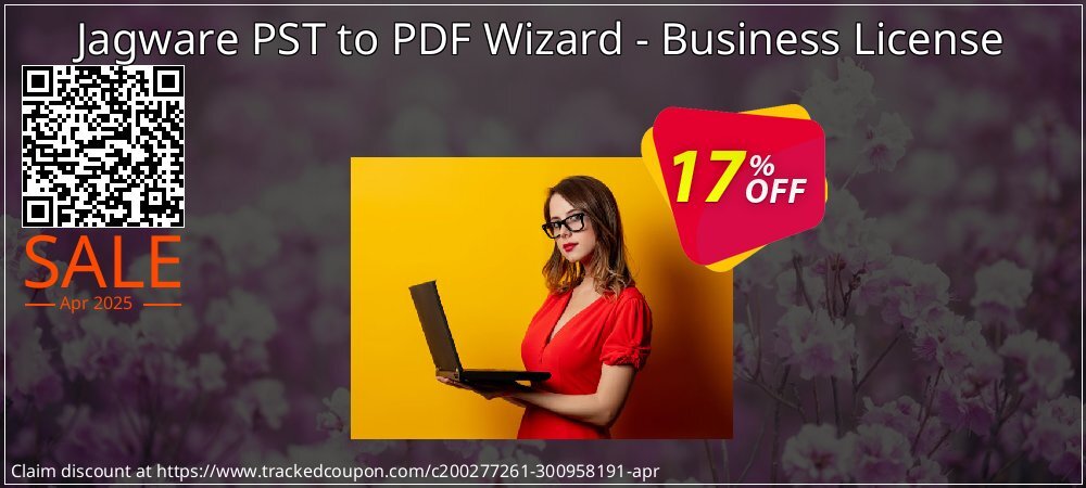 Jagware PST to PDF Wizard - Business License coupon on World Party Day offer