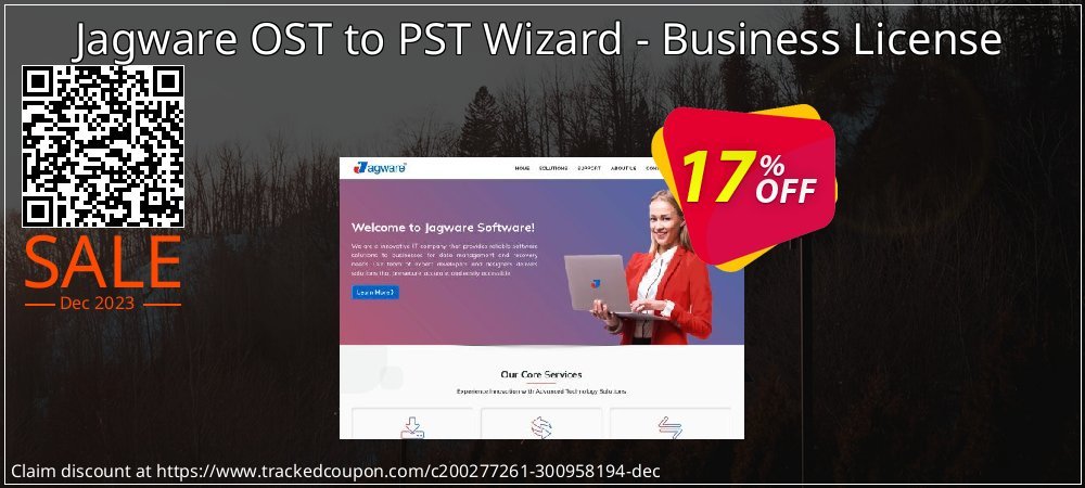 Jagware OST to PST Wizard - Business License coupon on April Fools' Day offering discount
