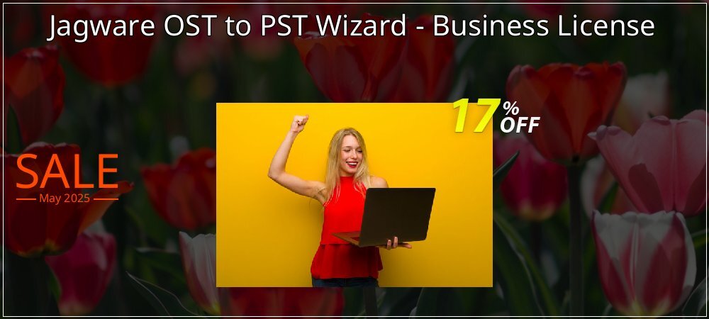 Jagware OST to PST Wizard - Business License coupon on April Fools' Day offering discount