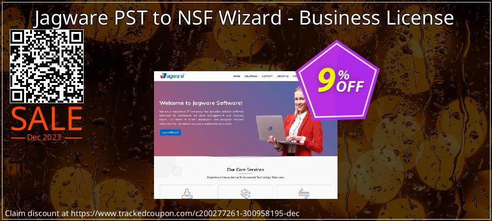 Jagware PST to NSF Wizard - Business License coupon on National Walking Day super sale