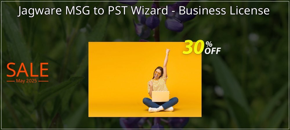 Jagware MSG to PST Wizard - Business License coupon on National Walking Day offer