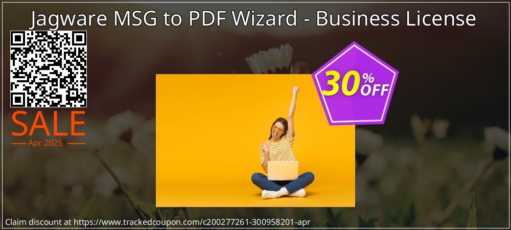 Jagware MSG to PDF Wizard - Business License coupon on World Party Day discount