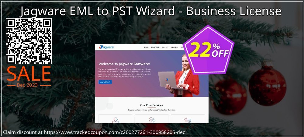 Jagware EML to PST Wizard - Business License coupon on National Walking Day discounts