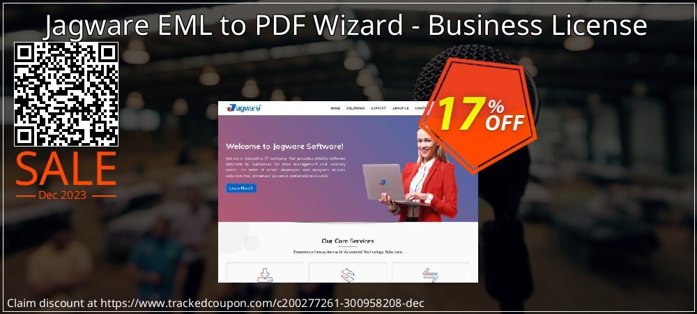 Jagware EML to PDF Wizard - Business License coupon on Easter Day deals