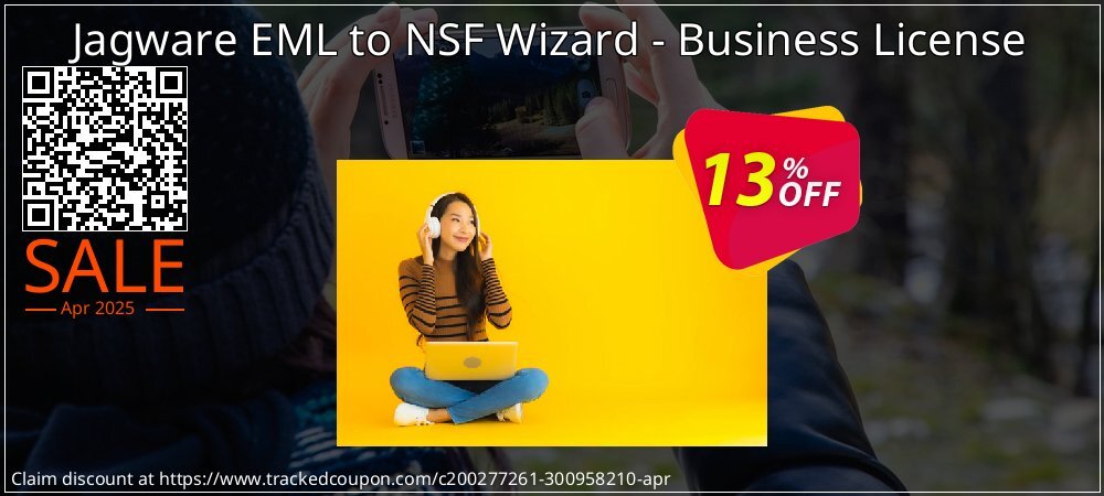 Jagware EML to NSF Wizard - Business License coupon on National Walking Day discount