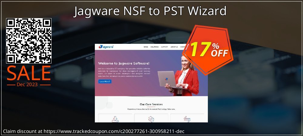 Jagware NSF to PST Wizard coupon on World Party Day offering discount