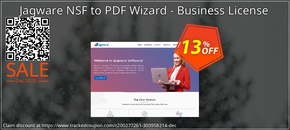 Jagware NSF to PDF Wizard - Business License coupon on April Fools' Day super sale