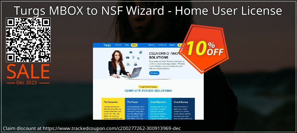 Turgs MBOX to NSF Wizard - Home User License coupon on World Password Day promotions
