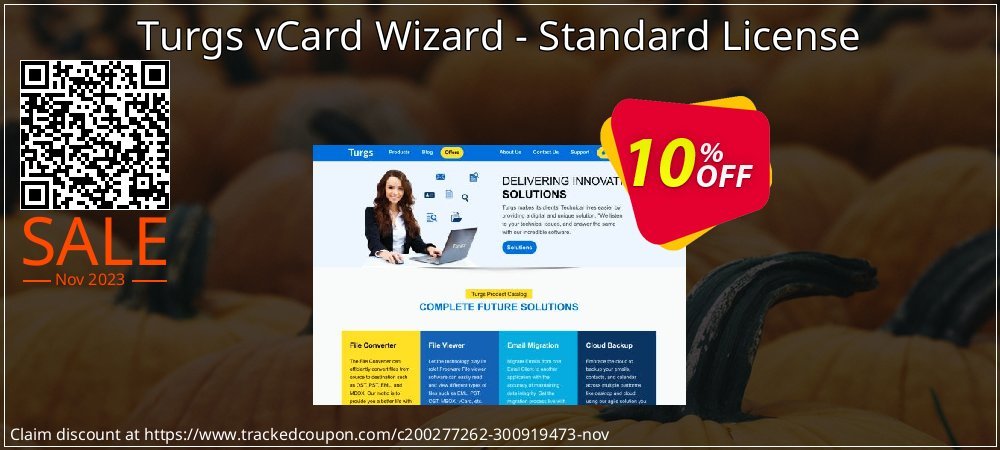 Turgs vCard Wizard - Standard License coupon on Virtual Vacation Day offer