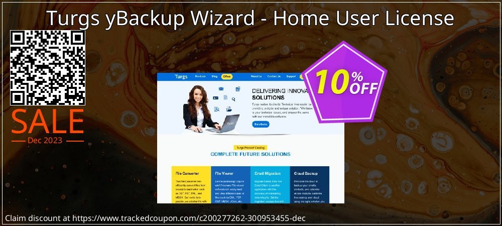 Turgs yBackup Wizard - Home User License coupon on National Walking Day deals