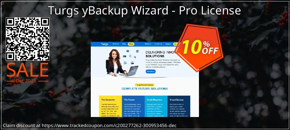Turgs yBackup Wizard - Pro License coupon on Palm Sunday deals