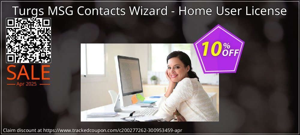 Turgs MSG Contacts Wizard - Home User License coupon on Tell a Lie Day offering sales