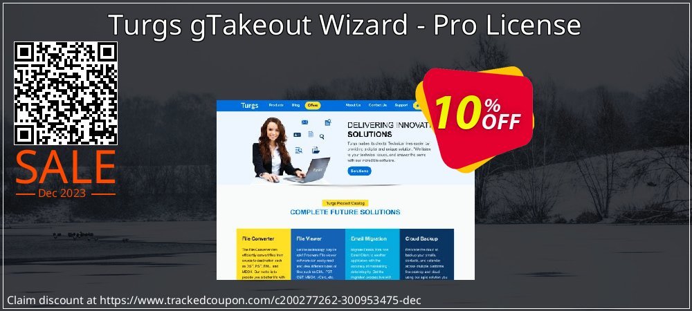 Turgs gTakeout Wizard - Pro License coupon on National Walking Day discount