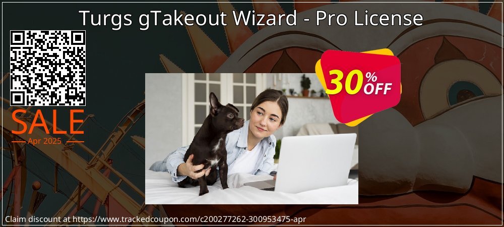 Turgs gTakeout Wizard - Pro License coupon on National Walking Day discount