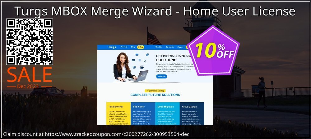 Turgs MBOX Merge Wizard - Home User License coupon on April Fools' Day offering discount