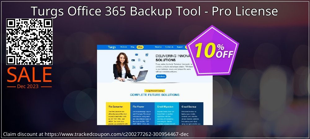 Turgs Office 365 Backup Tool - Pro License coupon on Working Day super sale