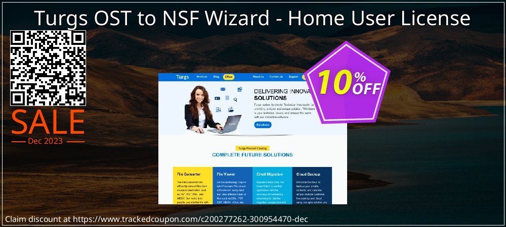 Turgs OST to NSF Wizard - Home User License coupon on Mother Day sales