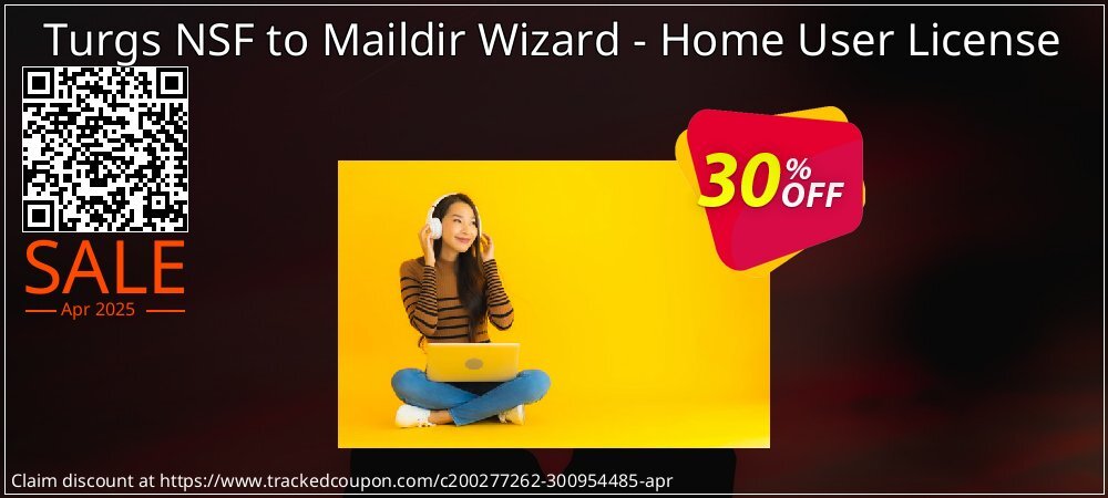 Turgs NSF to Maildir Wizard - Home User License coupon on World Backup Day offering discount