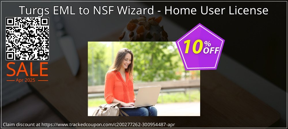 Turgs EML to NSF Wizard - Home User License coupon on Working Day promotions