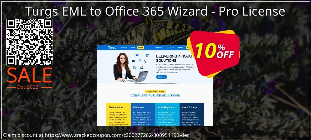 Turgs EML to Office 365 Wizard - Pro License coupon on Mother Day offer