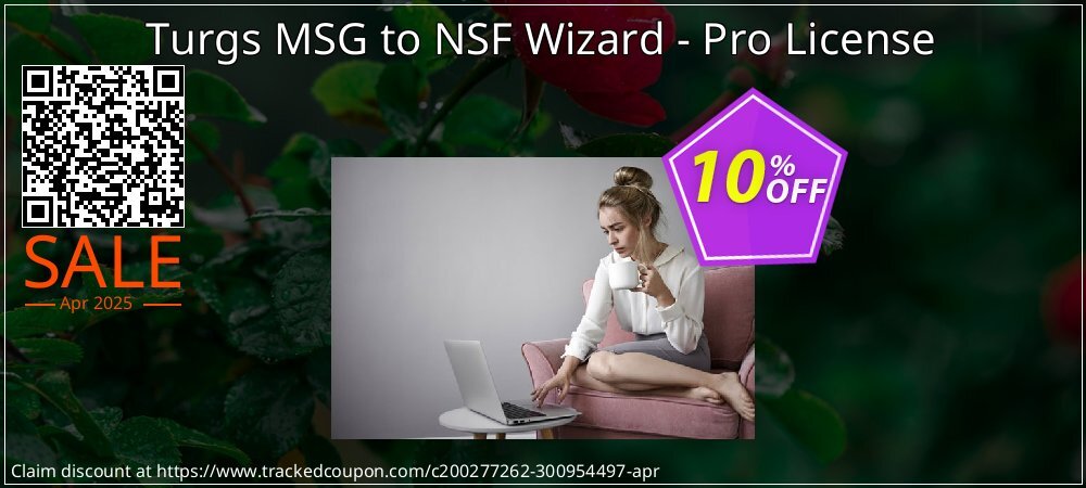 Turgs MSG to NSF Wizard - Pro License coupon on April Fools' Day promotions