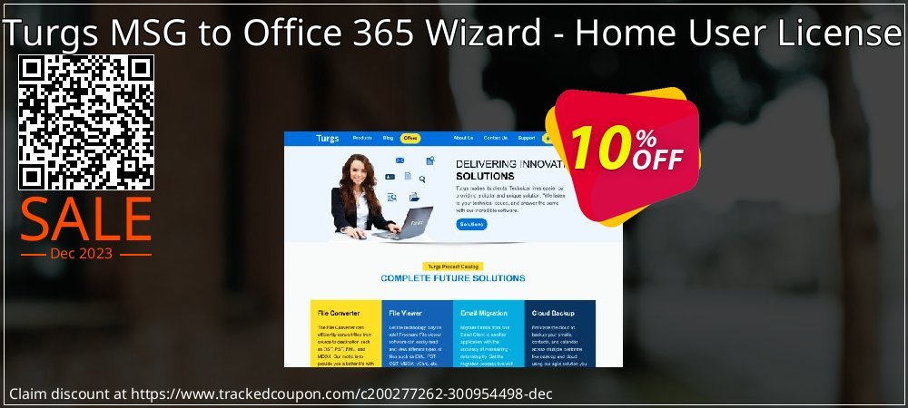 Turgs MSG to Office 365 Wizard - Home User License coupon on Easter Day sales