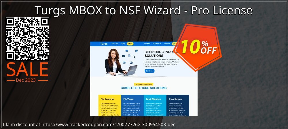 Turgs MBOX to NSF Wizard - Pro License coupon on Virtual Vacation Day offering discount