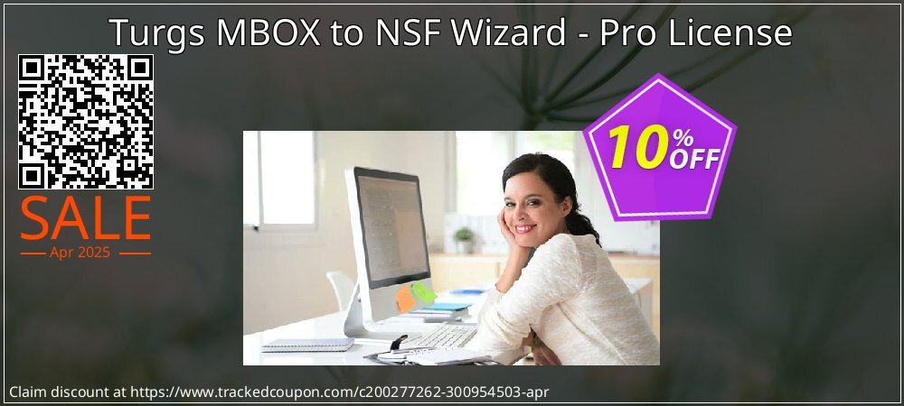 Turgs MBOX to NSF Wizard - Pro License coupon on Virtual Vacation Day offering discount