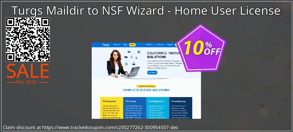 Turgs Maildir to NSF Wizard - Home User License coupon on April Fools' Day sales