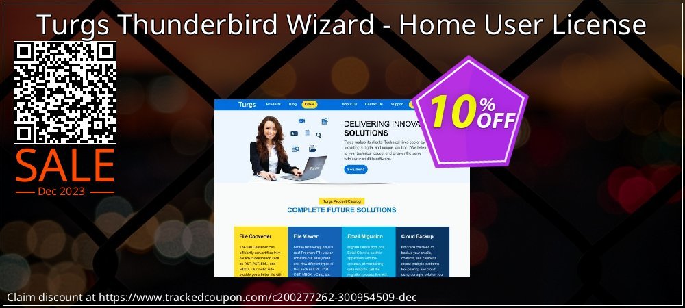 Turgs Thunderbird Wizard - Home User License coupon on World Password Day discount