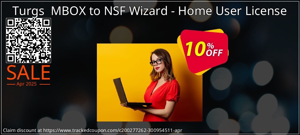 Turgs  MBOX to NSF Wizard - Home User License coupon on World Party Day offering discount