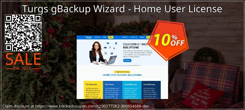 Turgs gBackup Wizard - Home User License coupon on Virtual Vacation Day sales