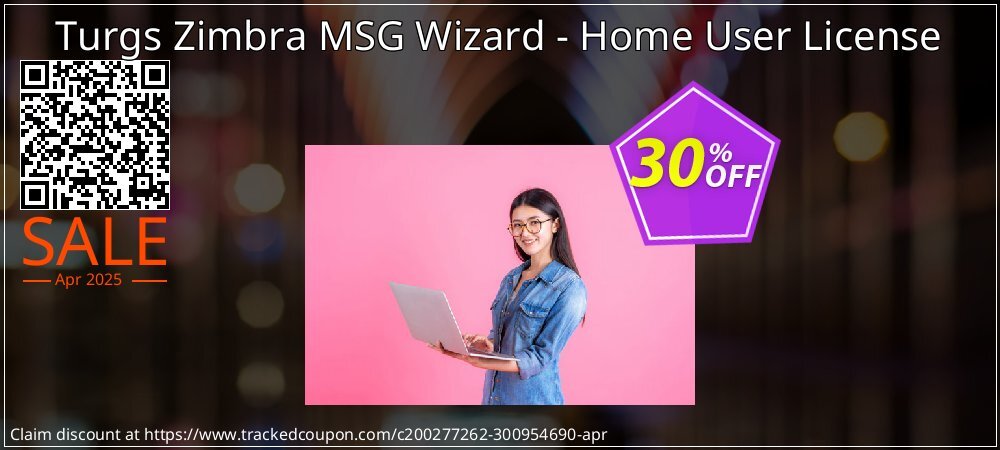 Turgs Zimbra MSG Wizard - Home User License coupon on Mother Day offering discount